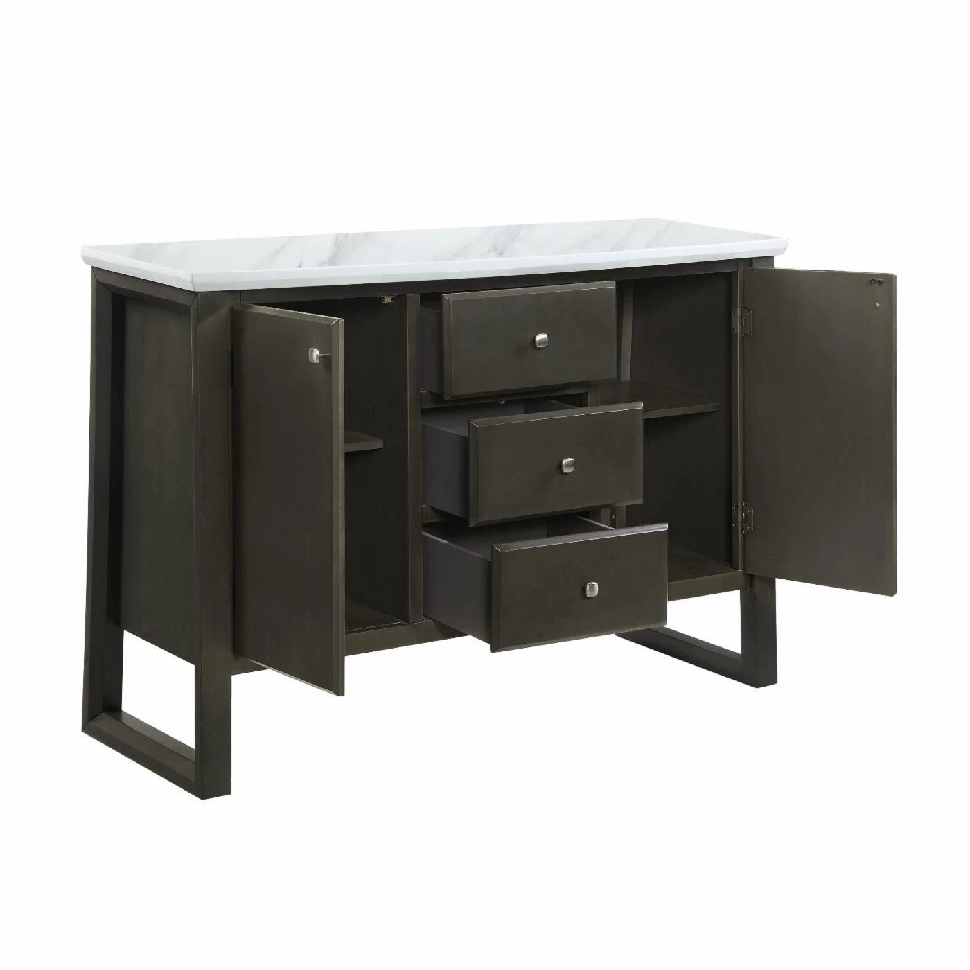Best Pirce π€© Buffets & Sideboards Acme Furniture Madan Artificial Marble Server π€© - Image 4