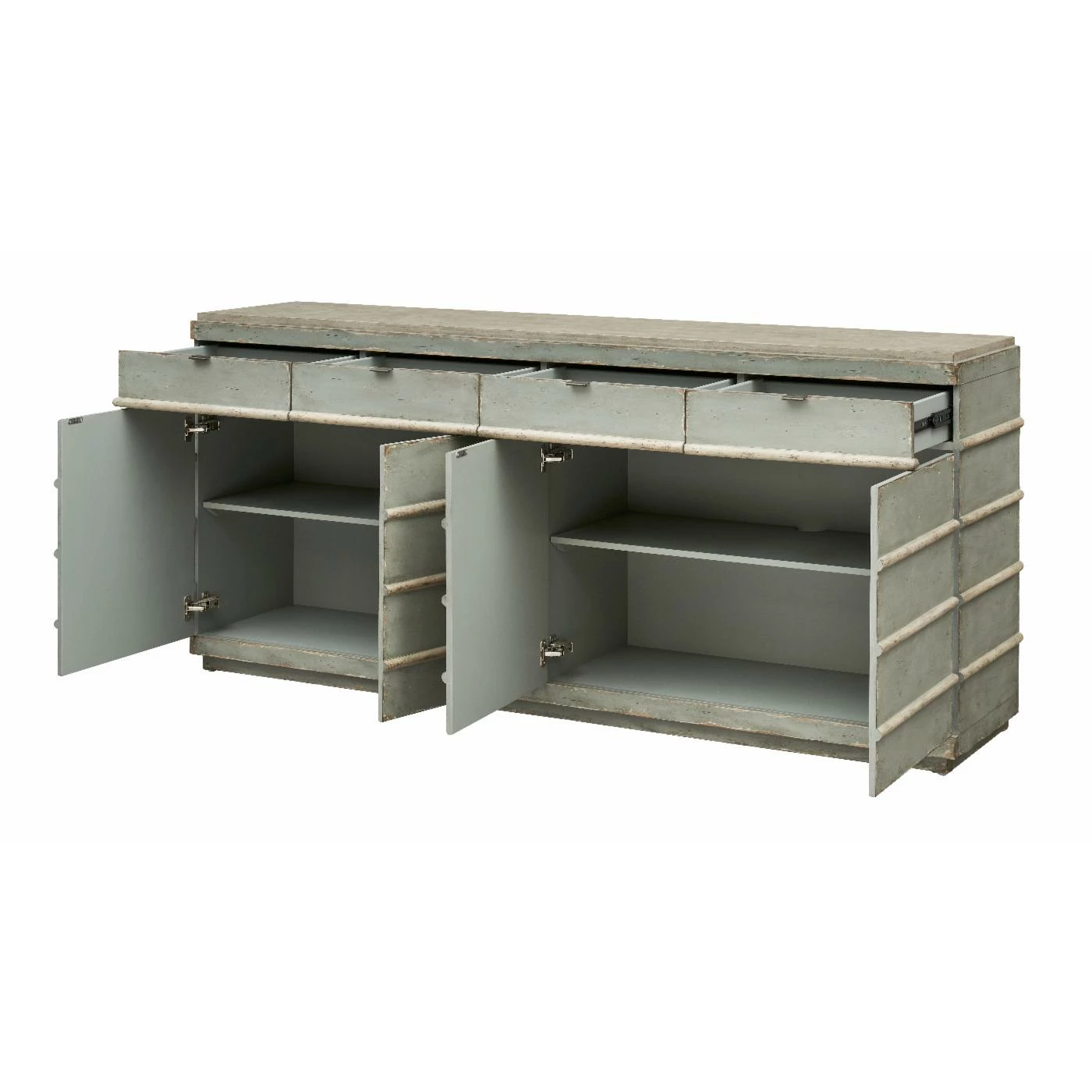 Cheap π Credenzas Coast To Coast Imports Monaco 4 Door/4 Drawer Credenza π - Image 4