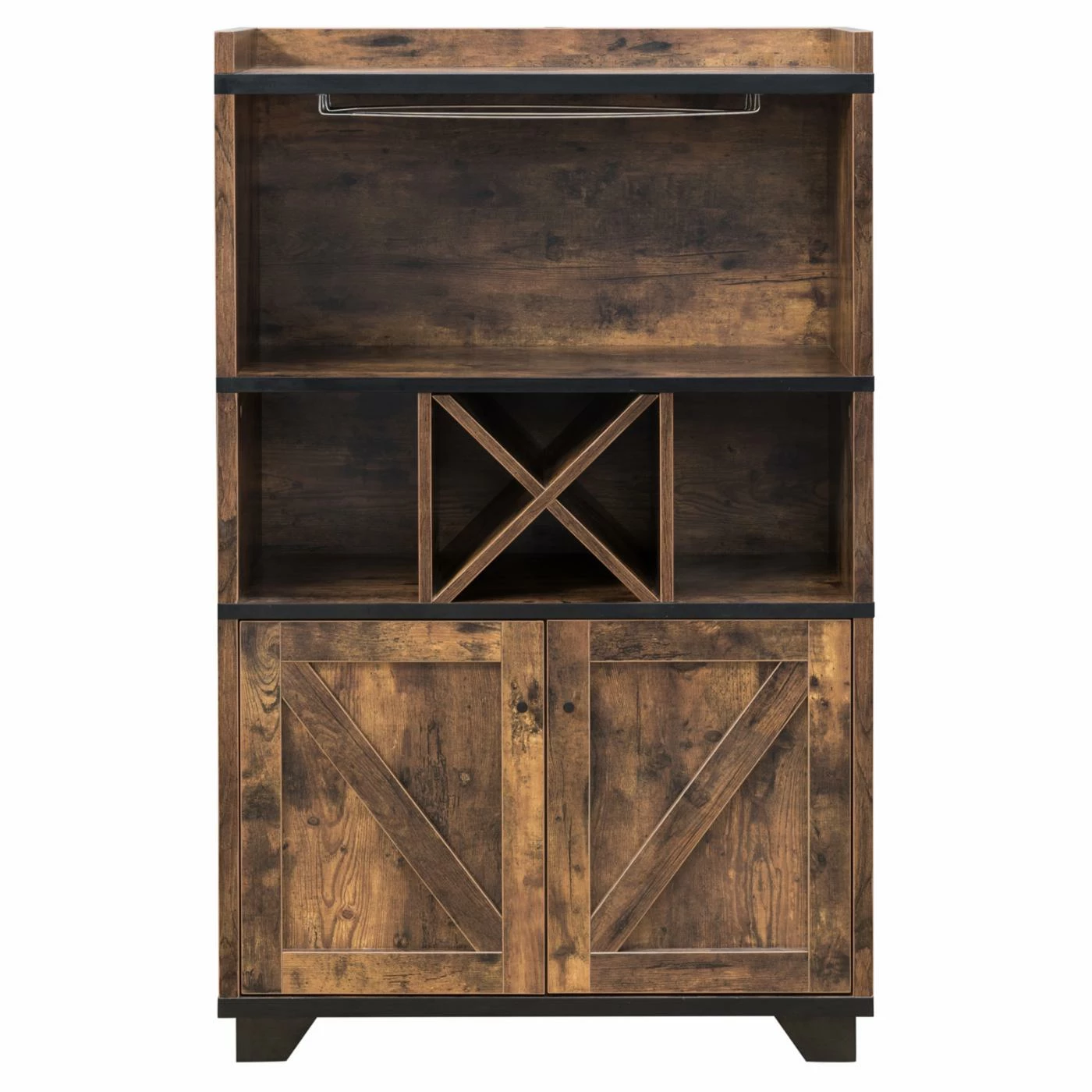 Hot Sale β Wine Glass Storage Furniture Of America Oliver Buffet Hutch π₯ - Image 4