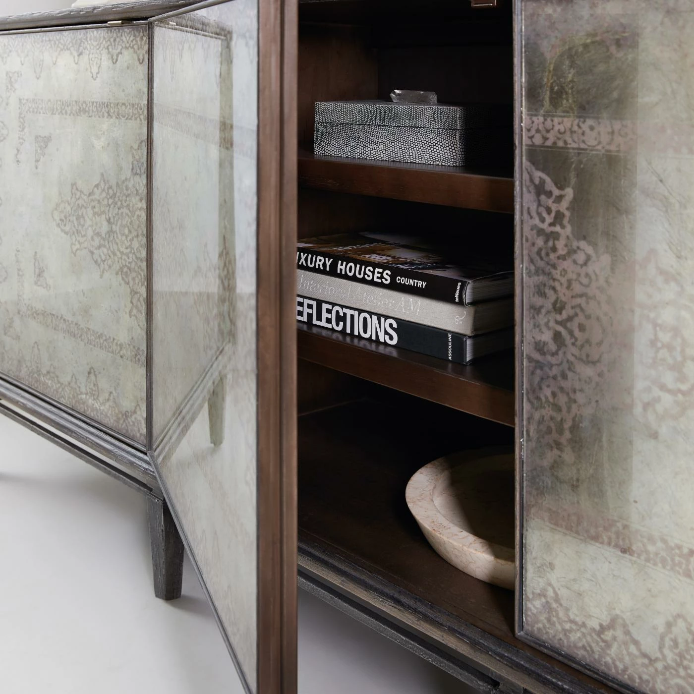 Buy π Buffets & Sideboards Hooker Furniture Melange Rosella 3 Door Console β¨ - Image 4