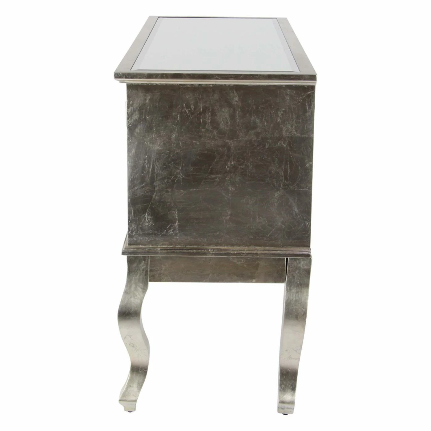 Promo π Buffets & Sideboards DecMode Modern Rectangular Mirror-Paneled Wooden Sideboard π - Image 4