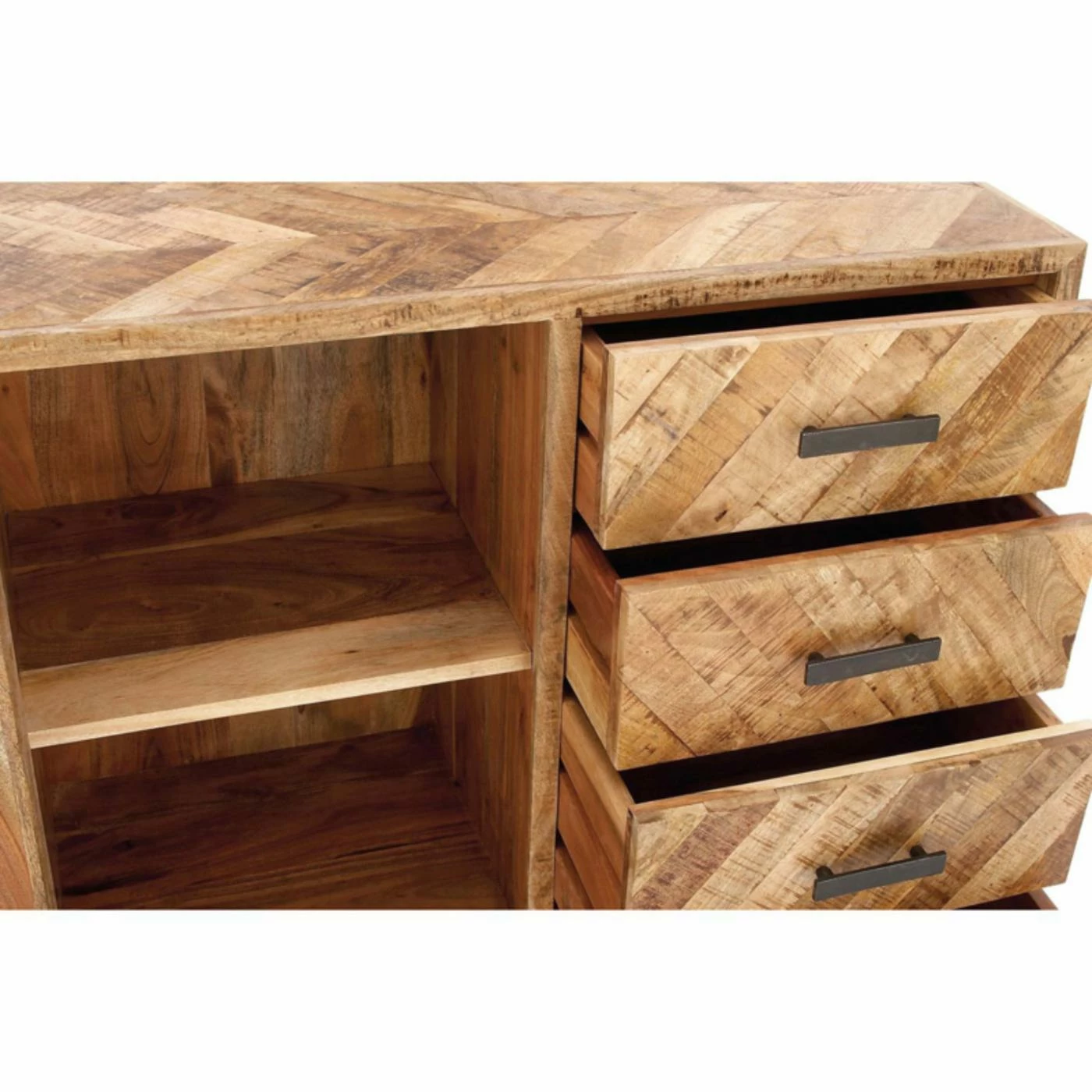 Best Sale π₯ Buffets & Sideboards DecMode Wood Sideboard Cabinet π― - Image 4
