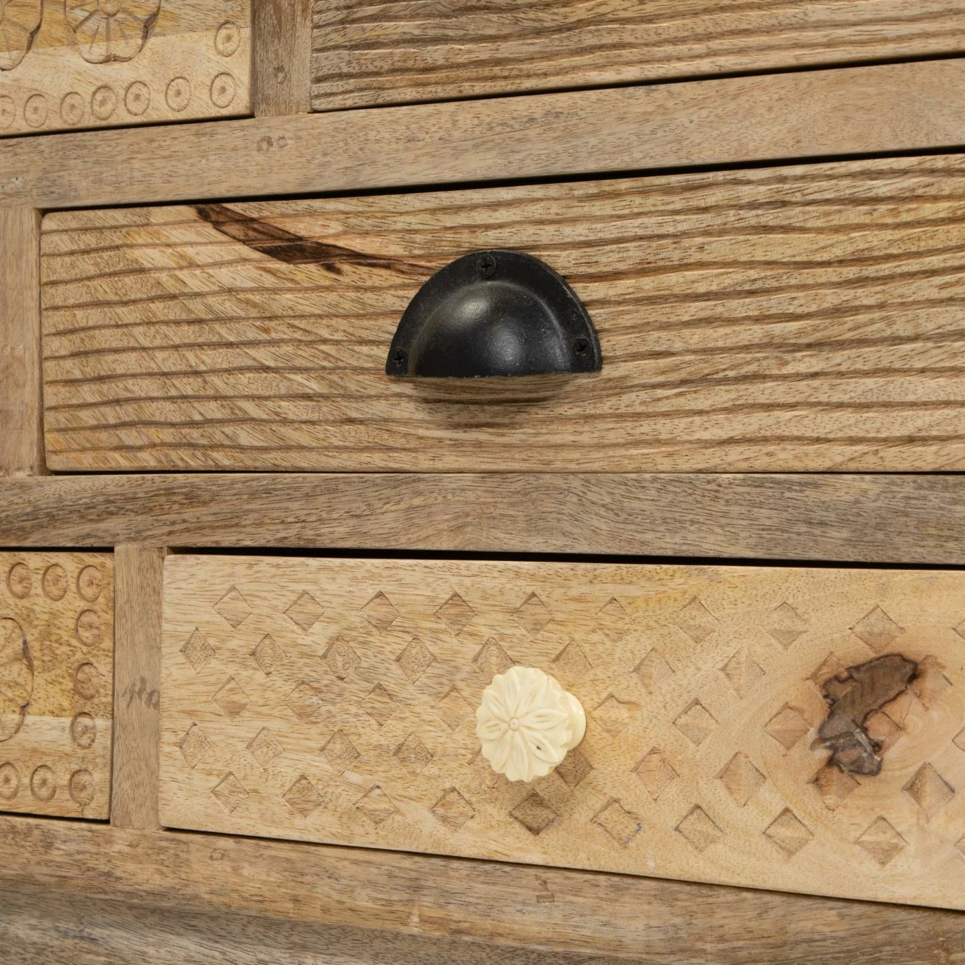 Cheapest π Credenzas Furniture Of America Dorriston Natural Tone 9-Drawer Chest 𧨠- Image 6