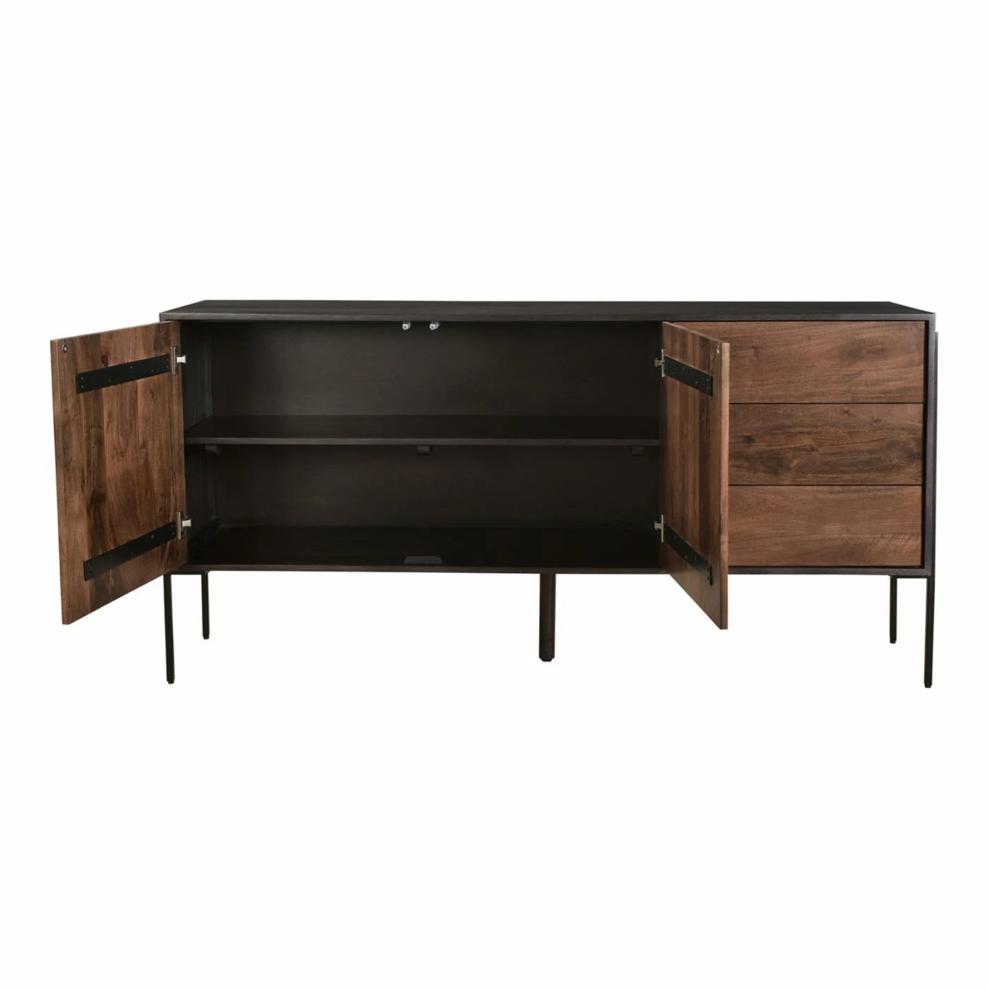 Deals π Sideboards & Buffets Moes Home Collection Tobin 3 Drawer Sideboard π - Image 6
