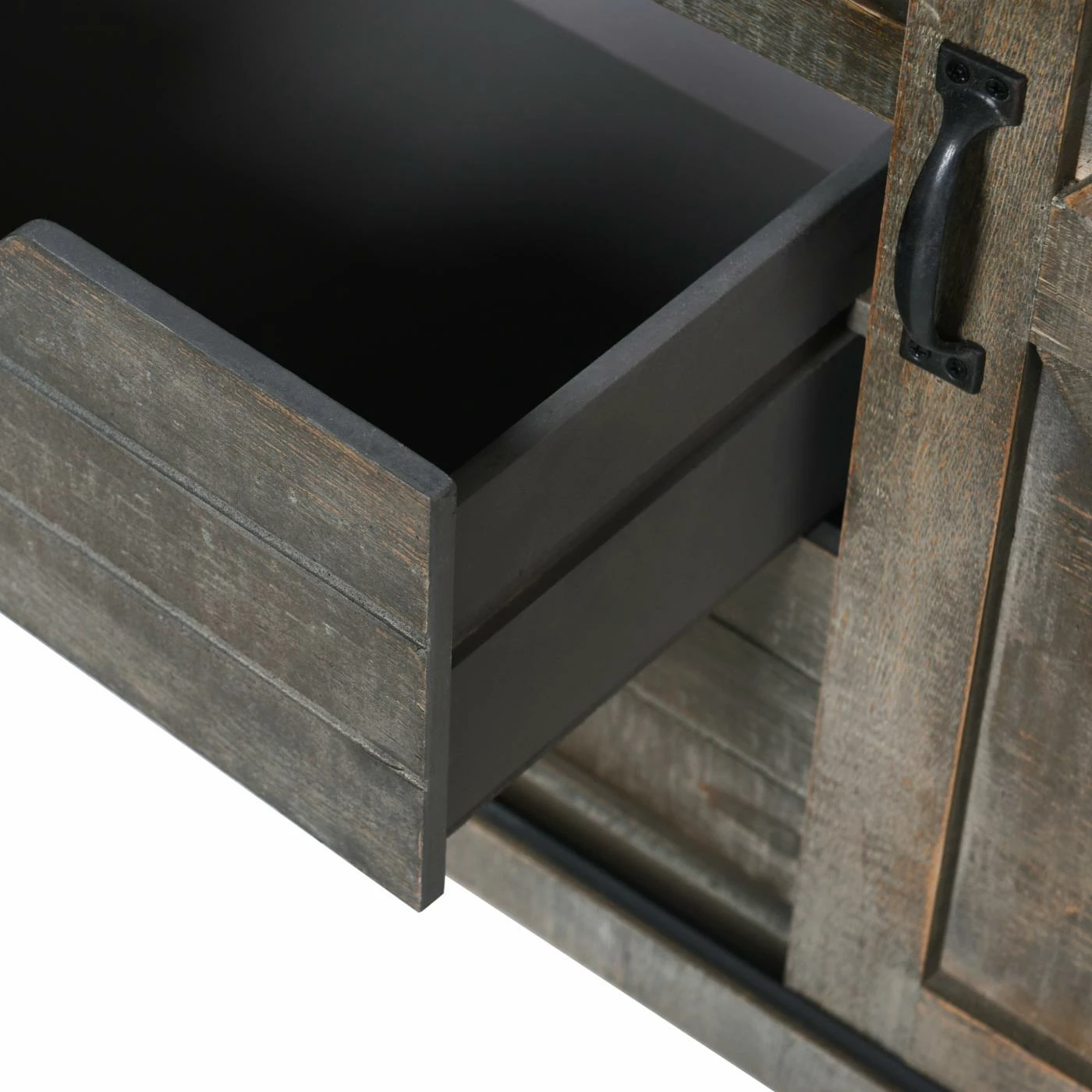 New π Sliding Doors StyleCraft Presley Barn Door Buffet π - Image 6