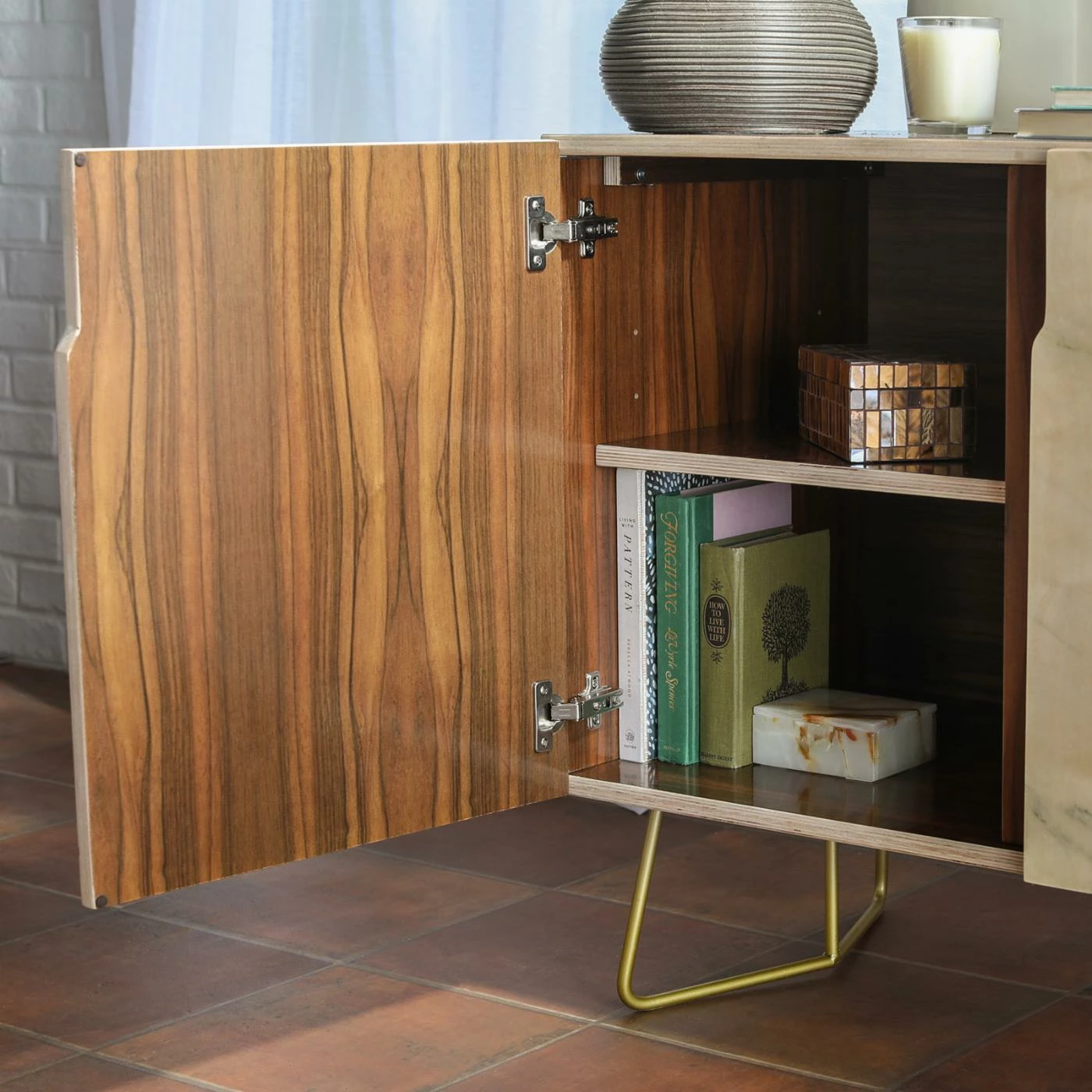 Buy ⨠Adjustable Shelves Deny Designs Iveta Abolina Alaskan Gelato II Credenza 𧨠- Image 7