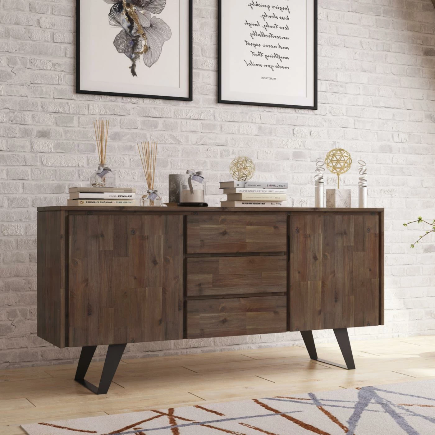Buy π Brooklyn & Max Adjustable Shelves Brooklyn & Max Fulton Modern Industrial Sideboard Buffet π€© - Image 7
