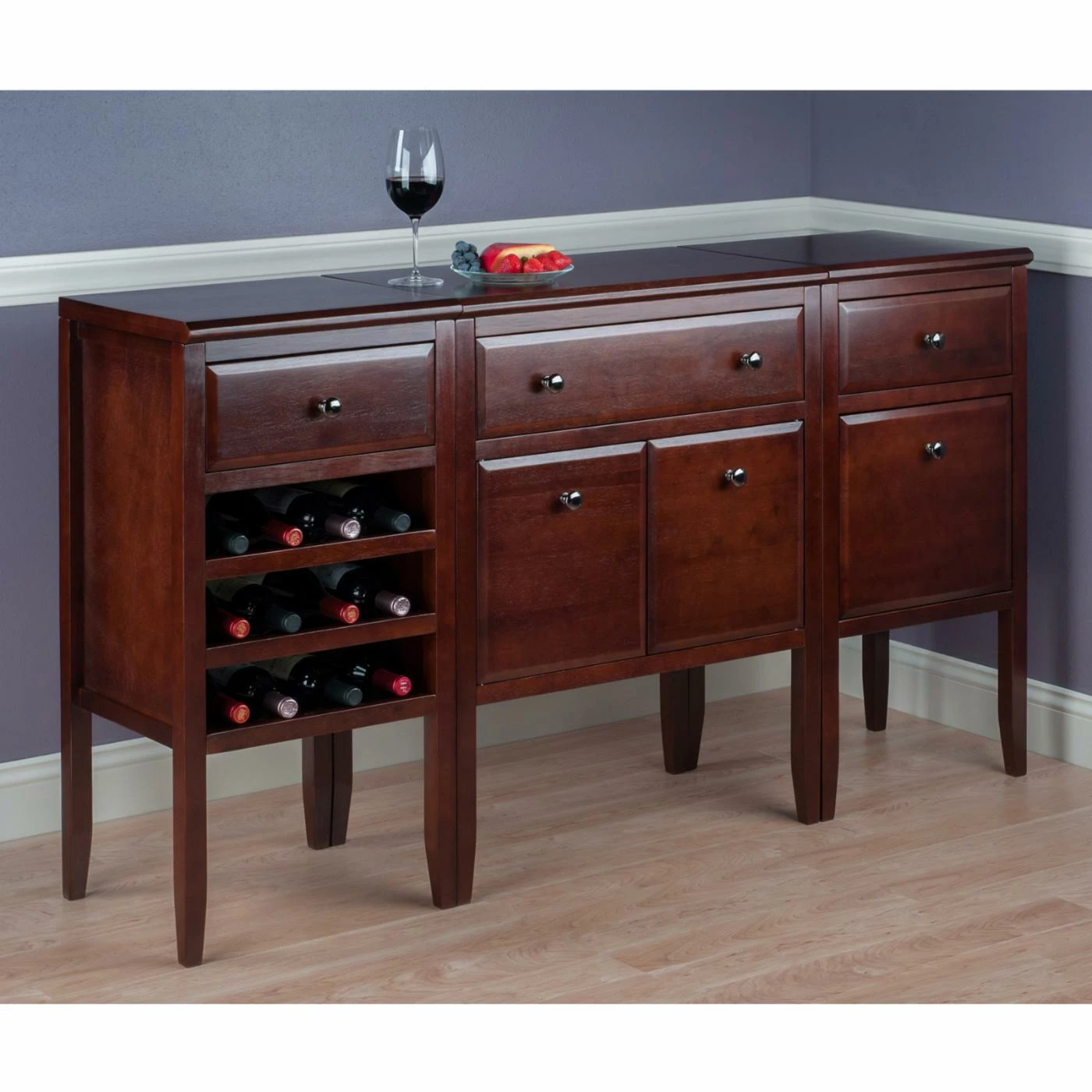 Brand new π Buffets & Sideboards Winsome Orleans Modular Buffet With Drawer & Cabinet β€οΈ - Image 7