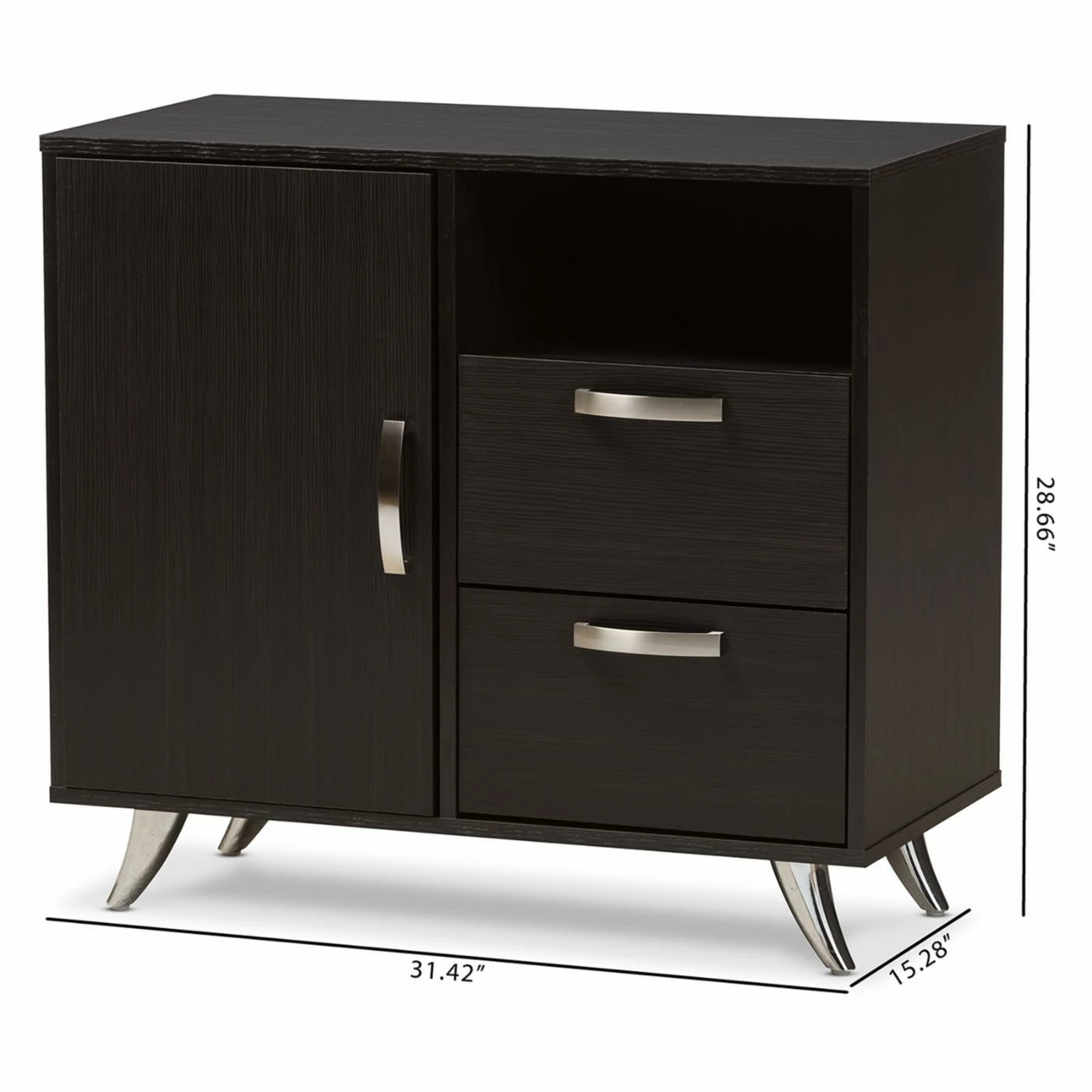 Best Pirce β Buffets & Sideboards Baxton Studio Warwick Modern And Contemporary Espresso Brown Finished Wood Sideboard 𧨠- Image 7