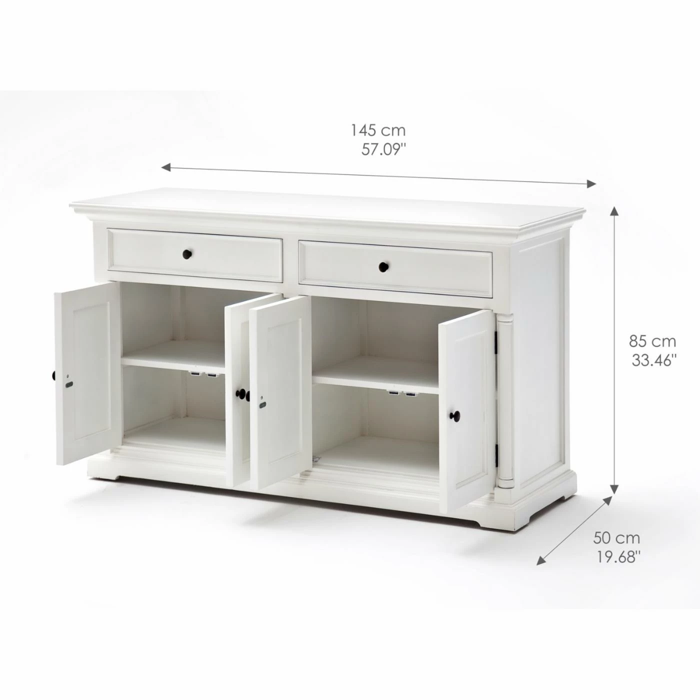 New β¨ Buffets & Sideboards Nova Solo Provence Classic 4 Door Sideboard π― - Image 7