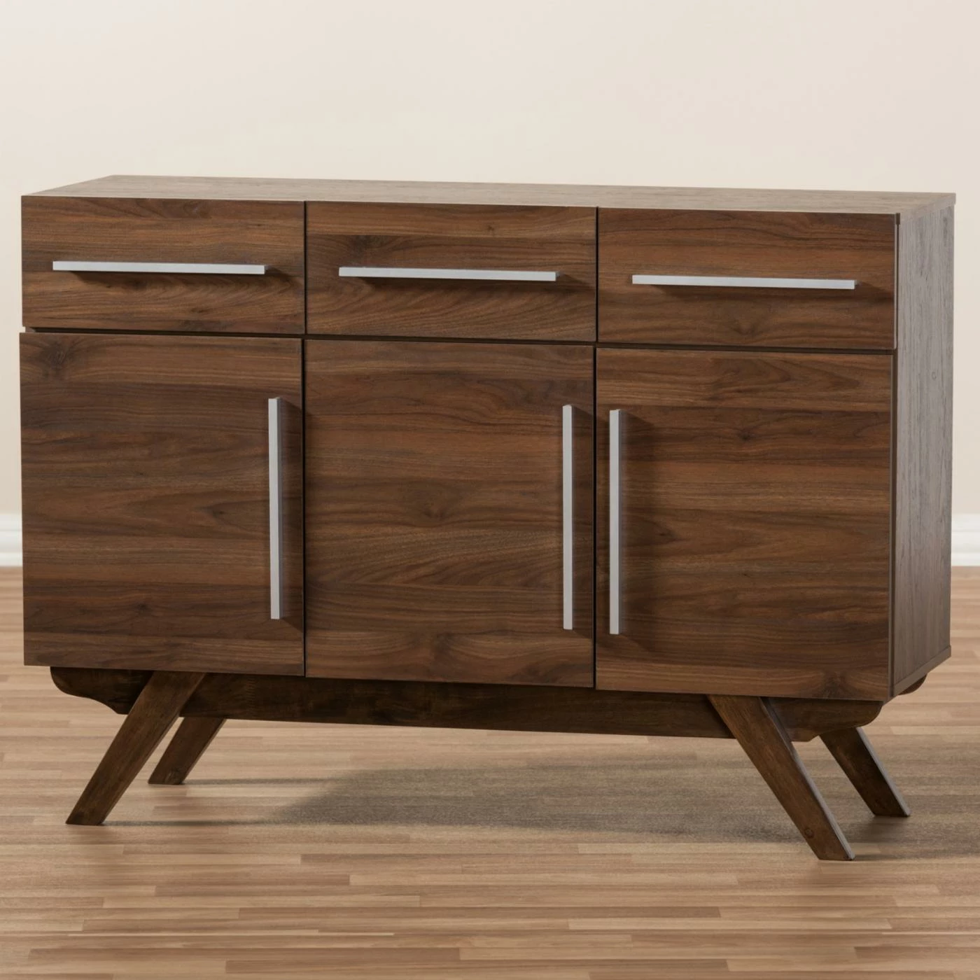 Coupon π Buffets & Sideboards HN Home Hewitt Mid-Century Modern Wood 3 Drawer Sideboard π - Image 10