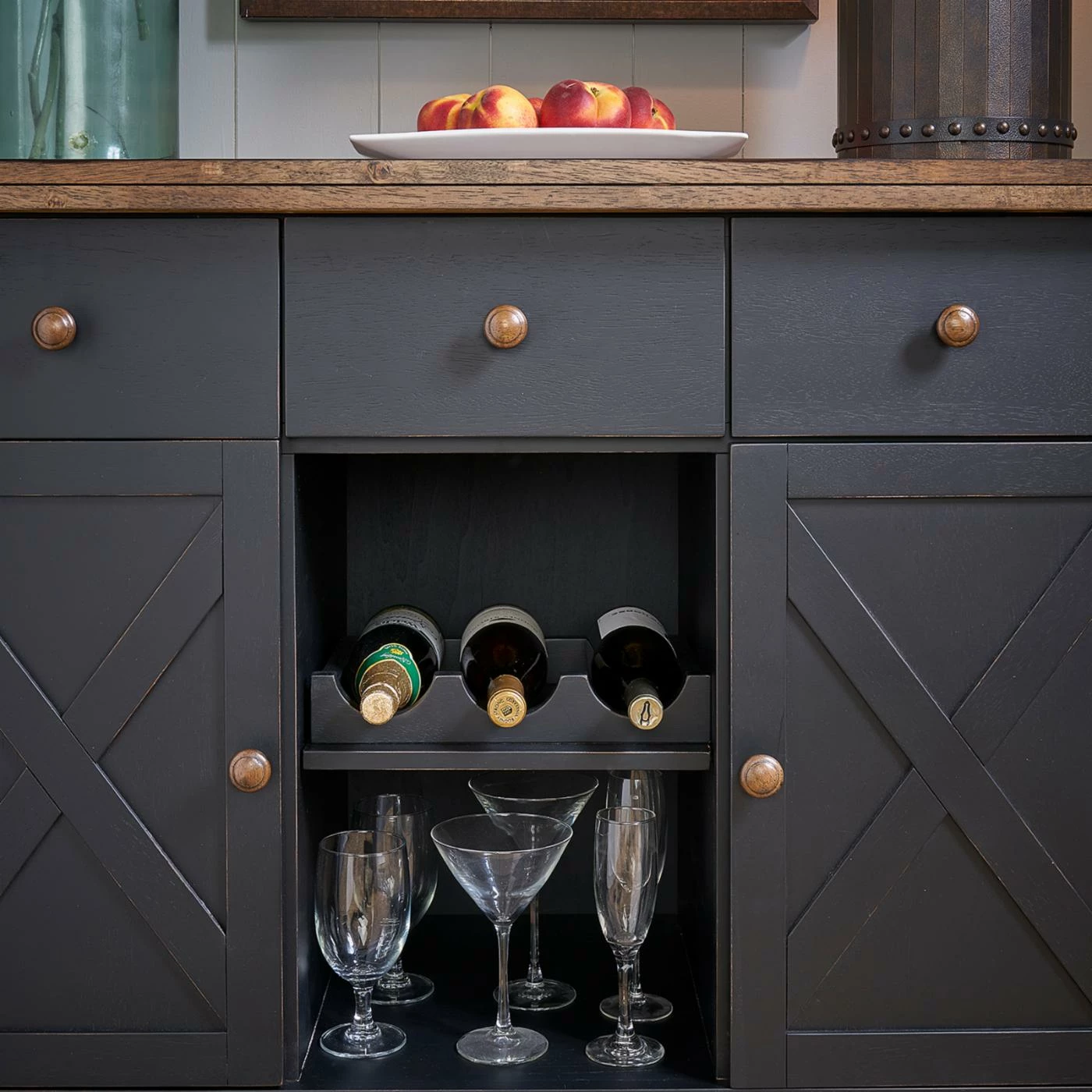 Best Sale π€© Wine Bottle Storage A-America Stone Creek 52 In. Server βοΈ - Image 3