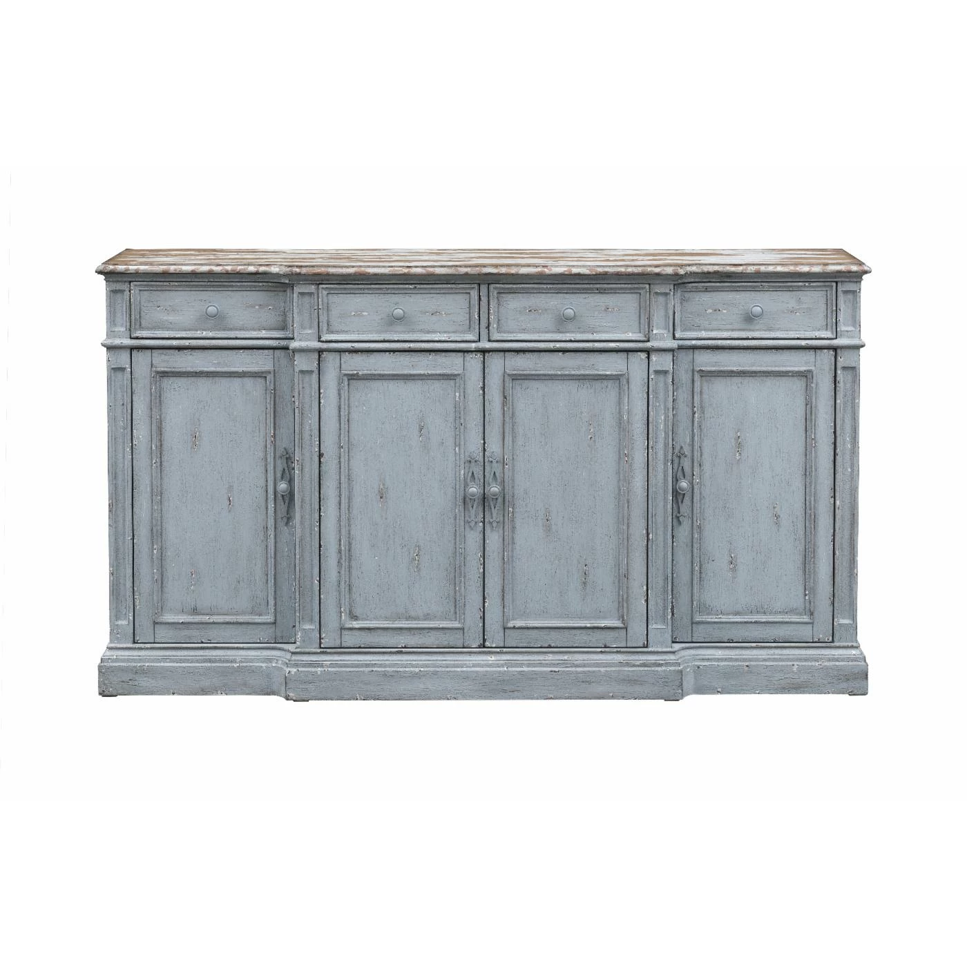 Outlet π Credenzas Coast To Coast Imports Delaney 4 Door Drawer Credenza π₯° - Image 3