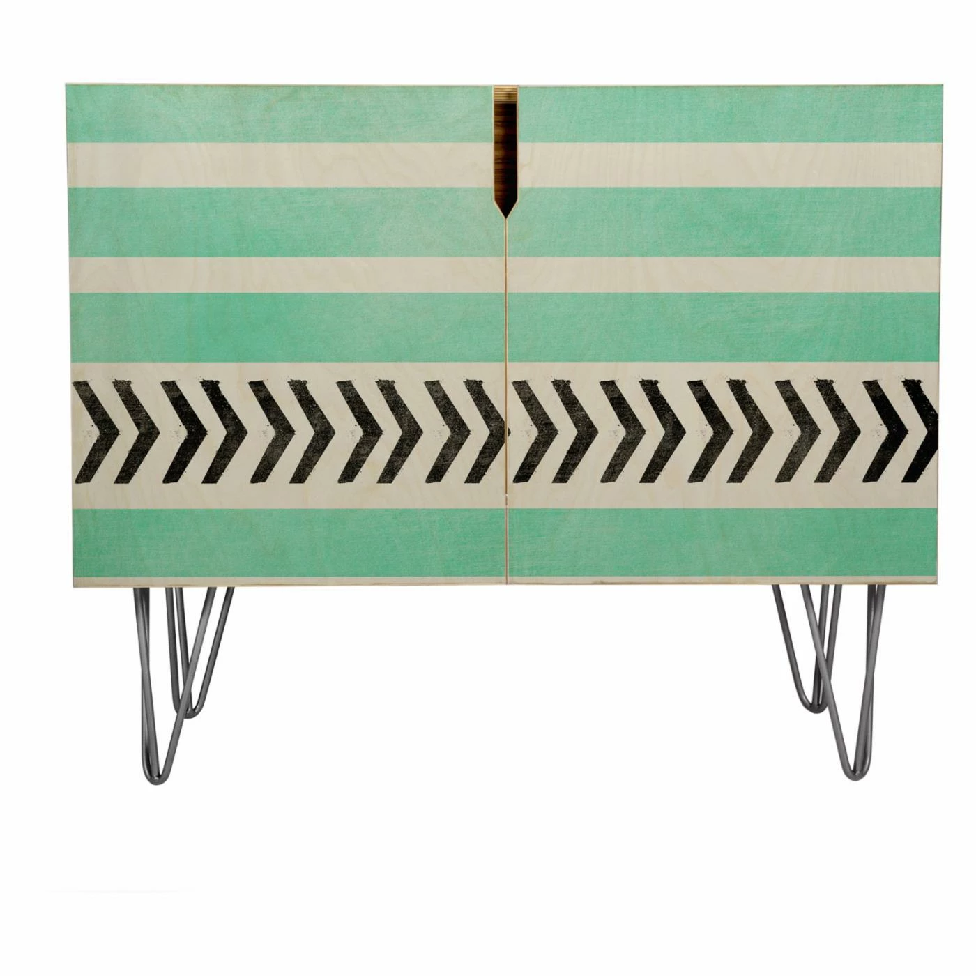 Deals π Credenzas Deny Designs Allyson Johnson Mint Stripes And Arrows Credenza π - Image 3