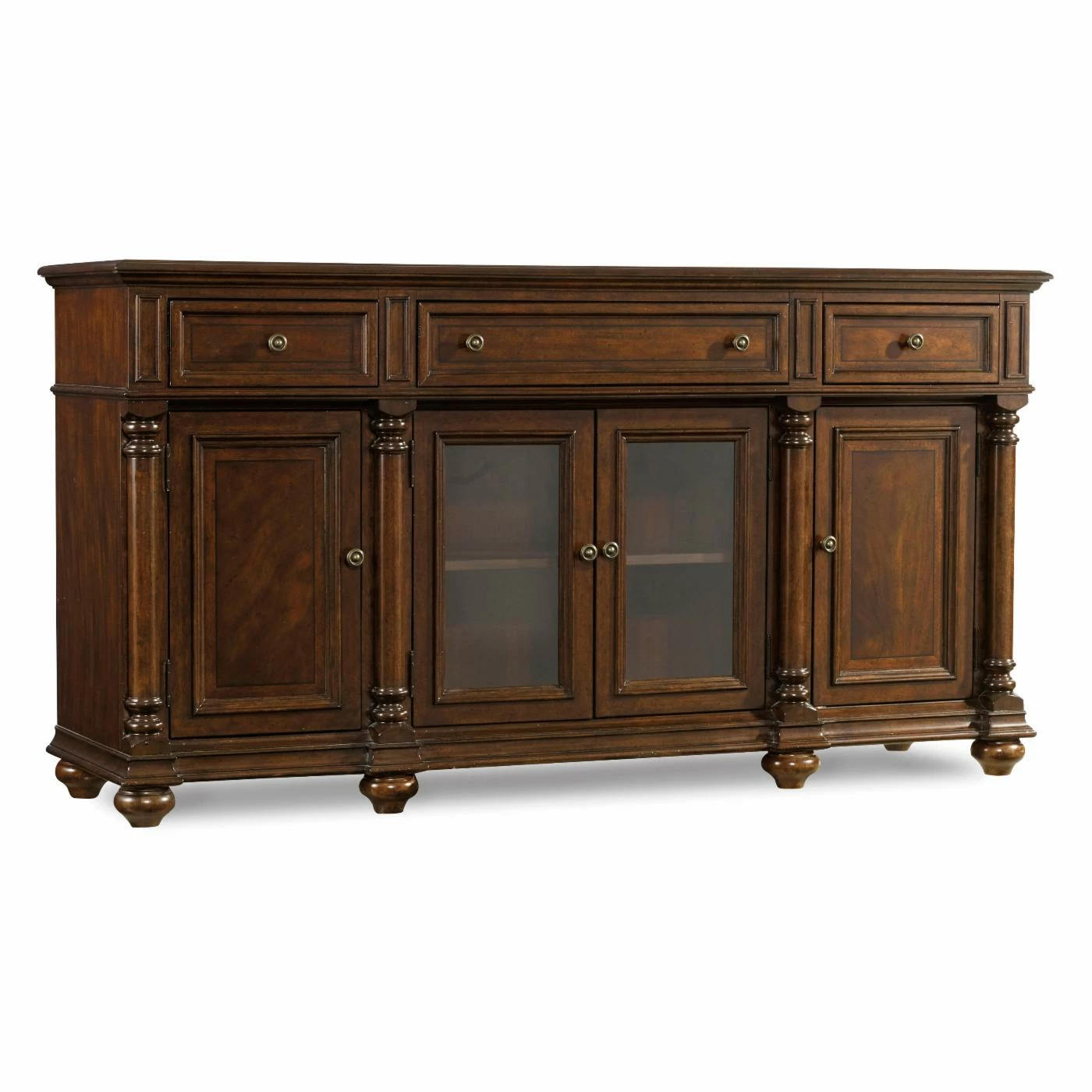 Hot Sale π Glass Doors Hooker Furniture Leesburg Buffet π - Image 3