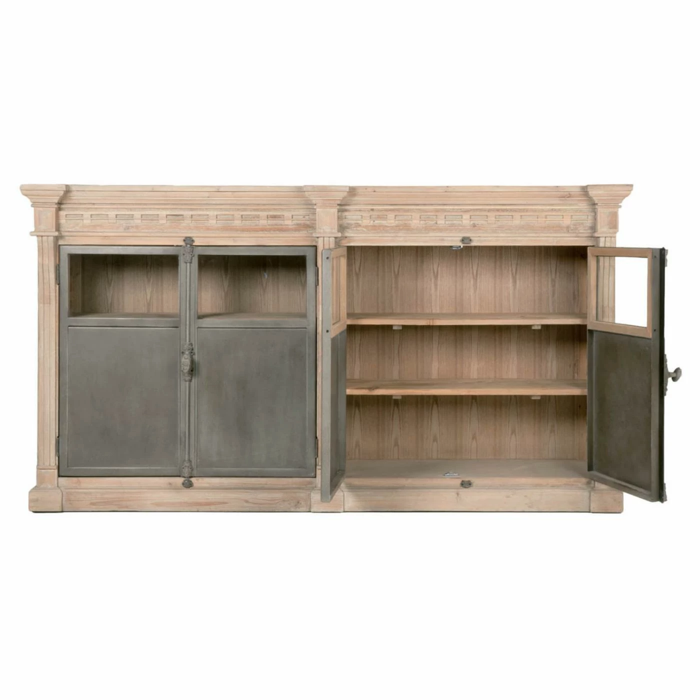 Top 10 βοΈ Glass Doors Orient Express Furniture Bella Antique Grecian Sideboard π― - Image 3