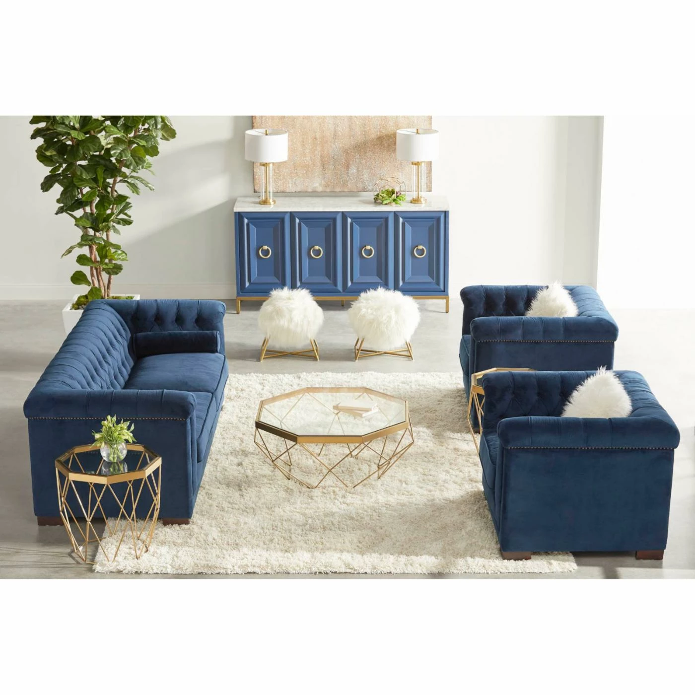 Promo π₯ Wine Bottle Storage Orient Express Furniture Azure Carrera Sideboard β€οΈ - Image 3