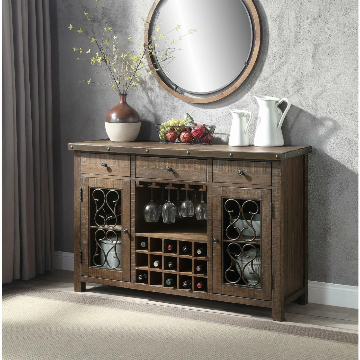 Best deal β€οΈ Buffets & Sideboards Acme Furniture Raphaela Dining Server π - Image 2