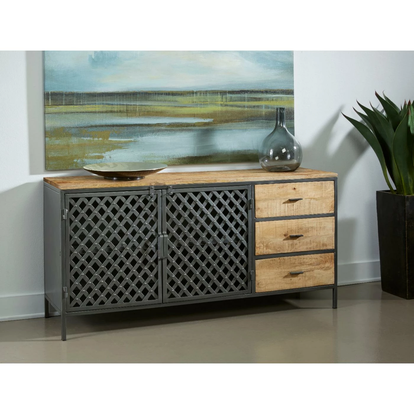 Coupon π― Credenzas Coast To Coast Imports Trellis 2 Door/3 Drawer Credenza π - Image 2
