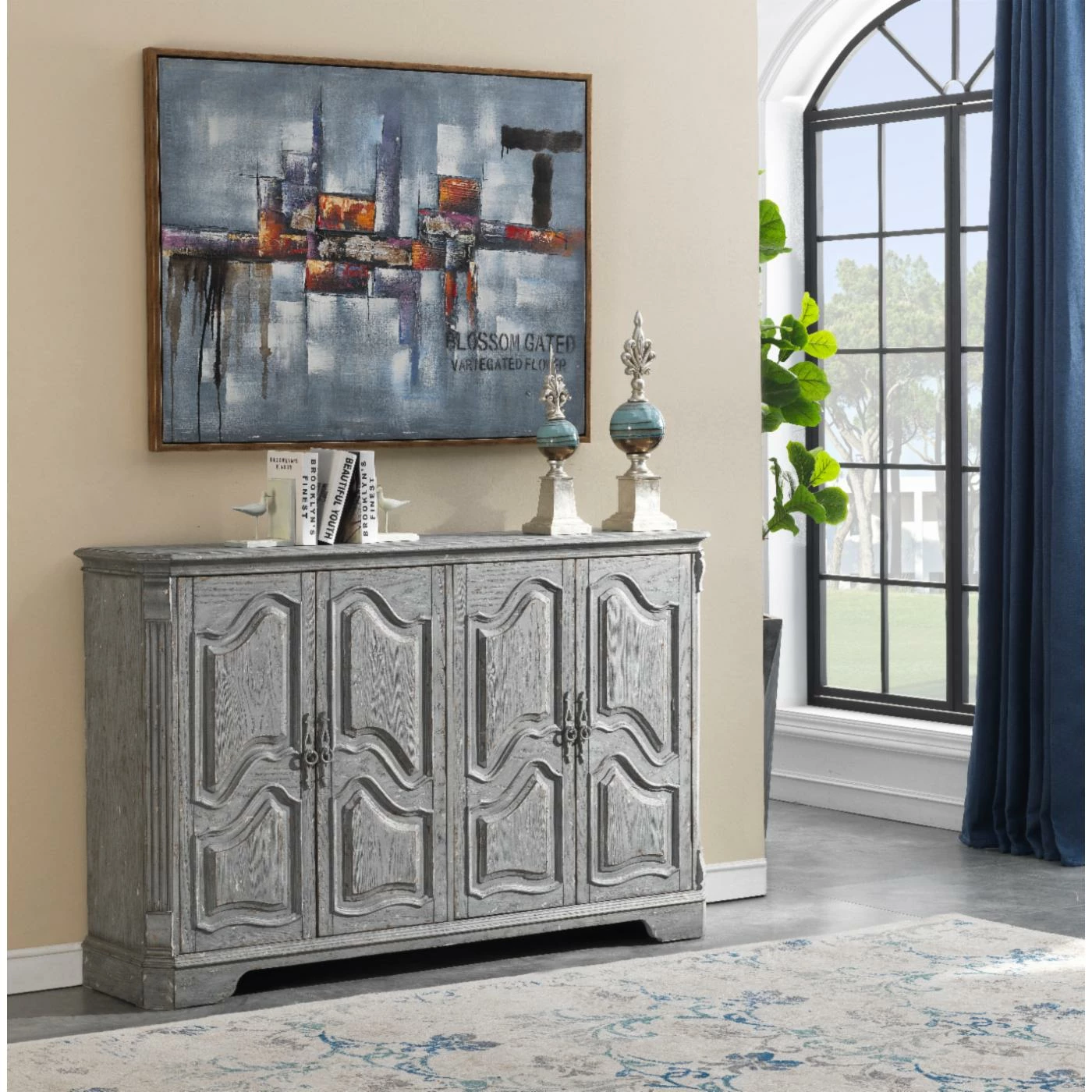 Outlet π₯° Credenzas Coast To Coast Imports Gramercy 4 Door Credenza π - Image 2