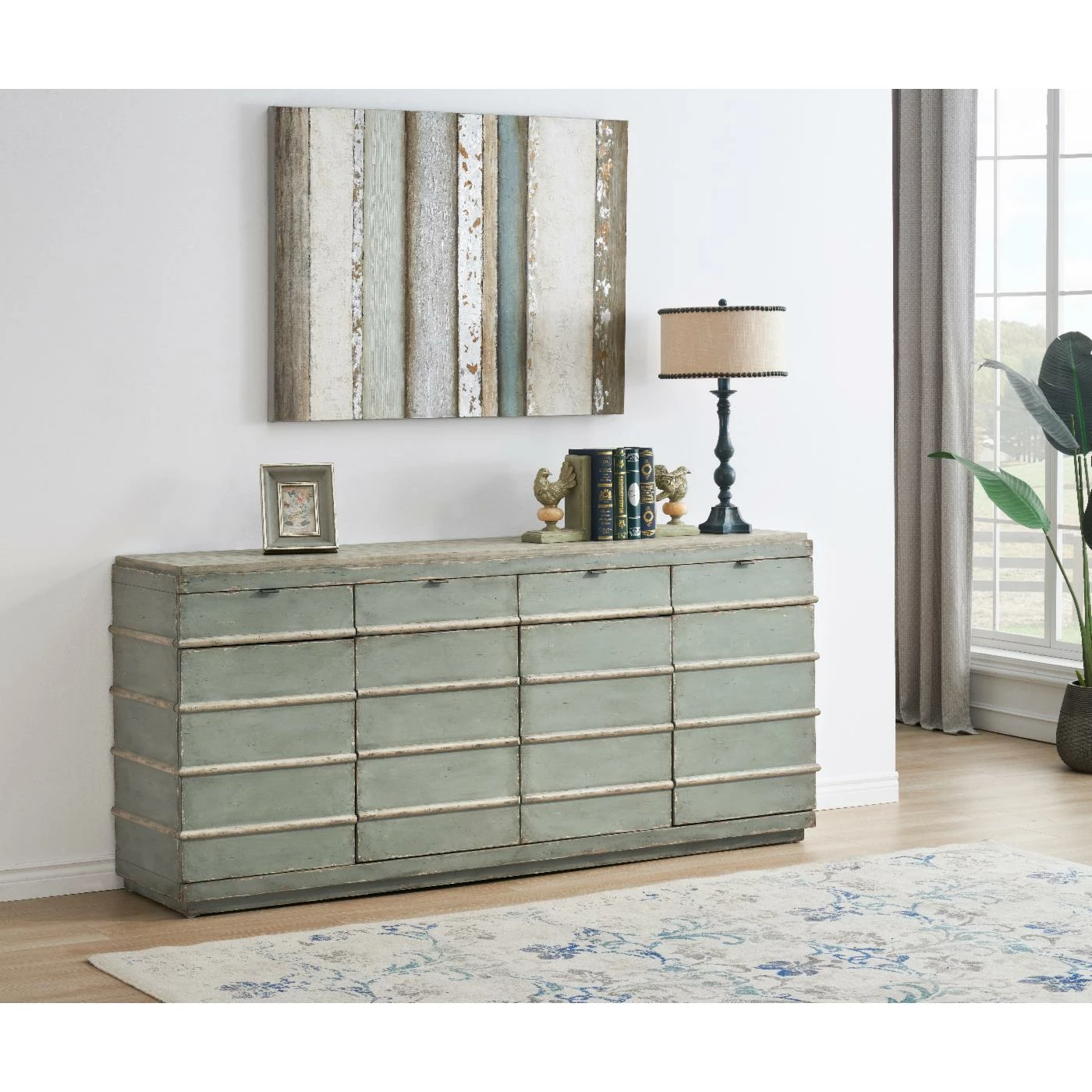 Cheap π Credenzas Coast To Coast Imports Monaco 4 Door/4 Drawer Credenza π - Image 2