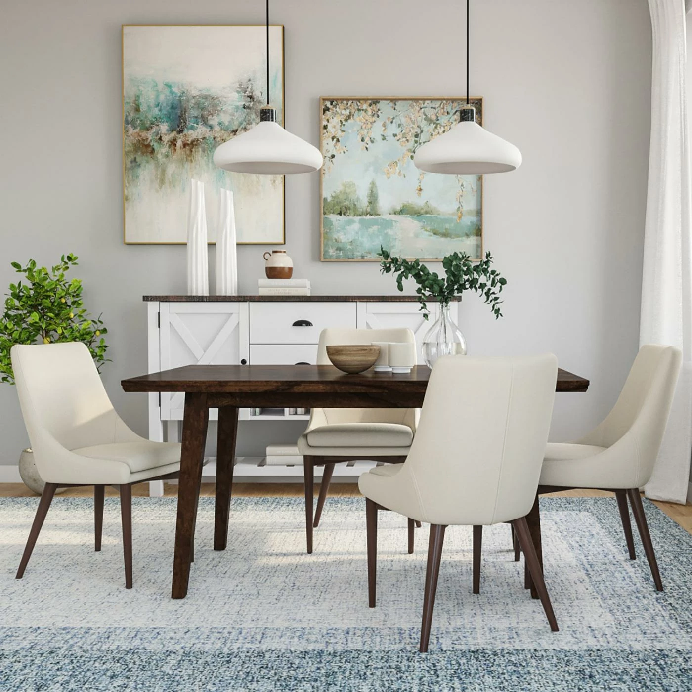 Brand new π Wine Bottle Storage HN Home Lexington Modern Farmhouse Distressed Server 𧨠- Image 2