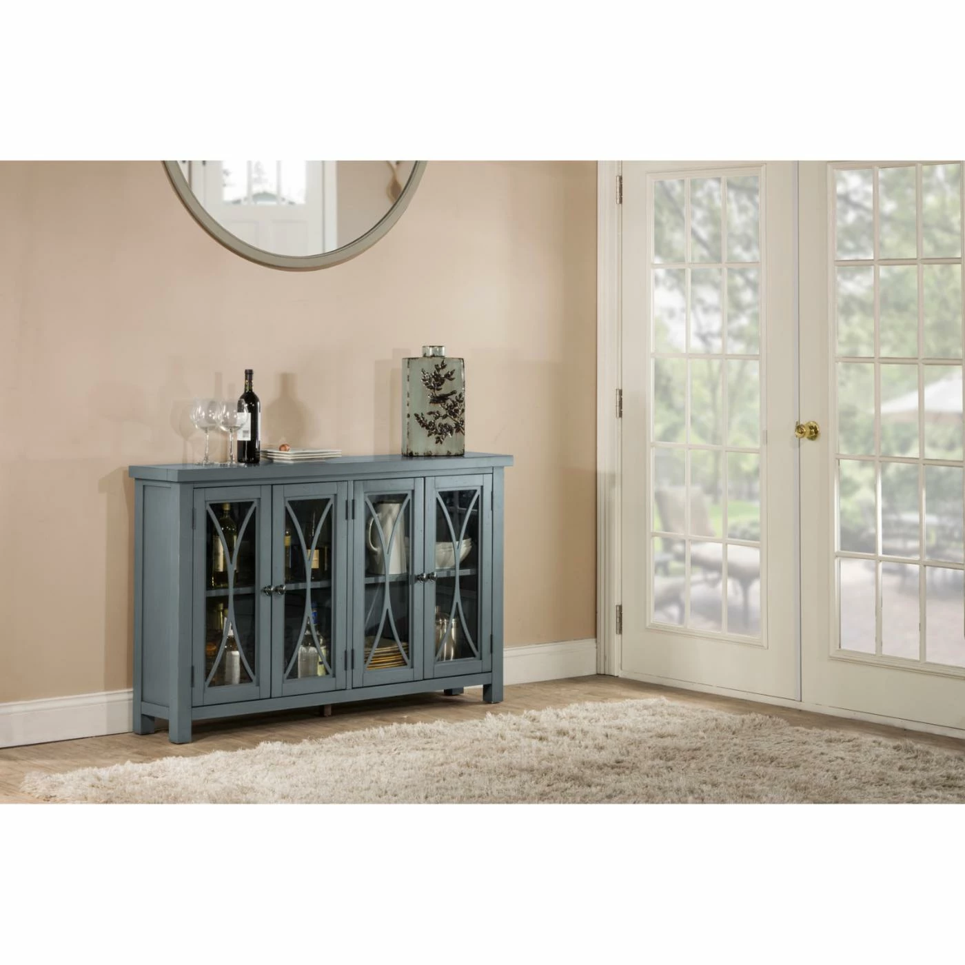Discount π Adjustable Shelves Hillsdale Bayside Four Door Cabinet π - Image 2