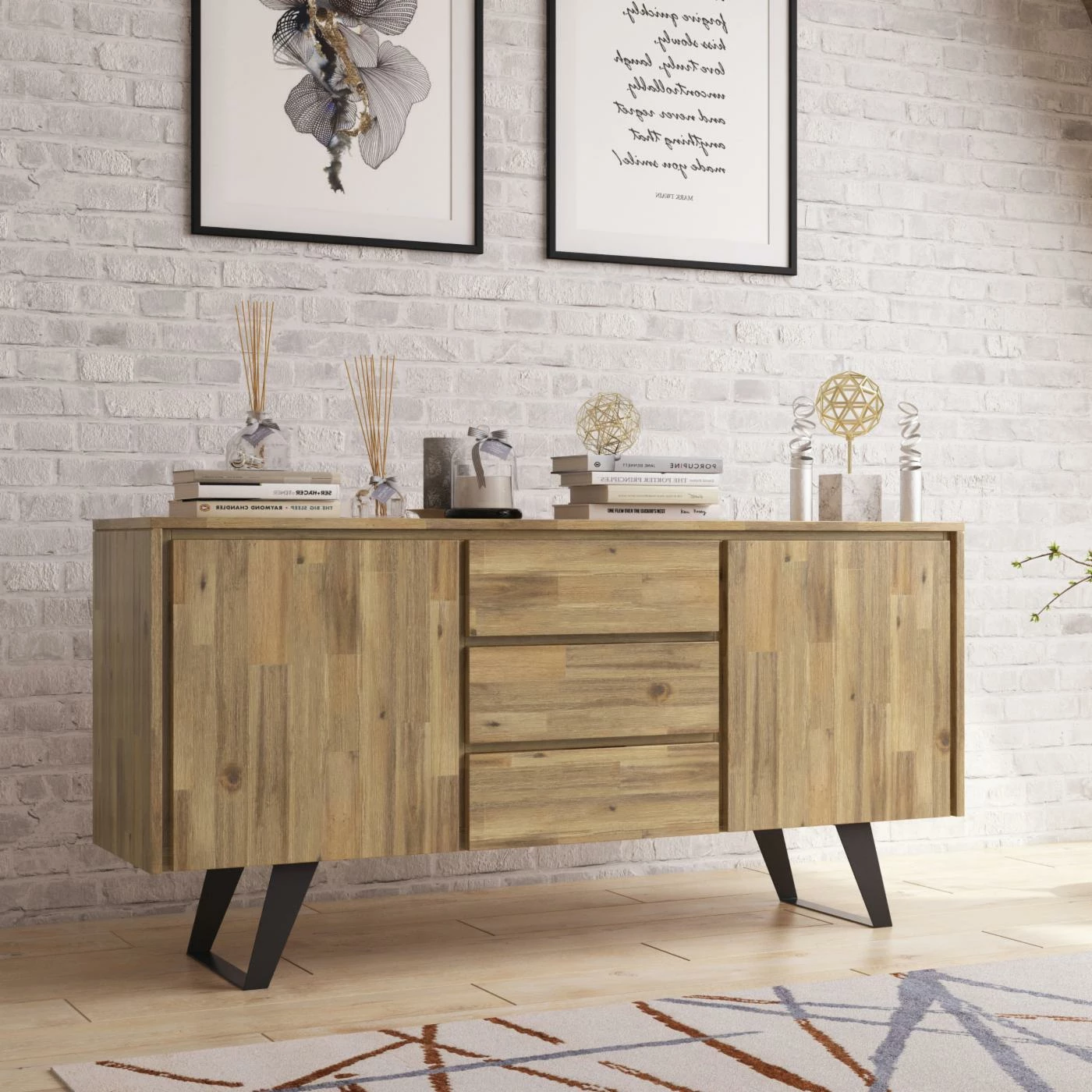 Buy π Brooklyn & Max Adjustable Shelves Brooklyn & Max Fulton Modern Industrial Sideboard Buffet π€© - Image 2
