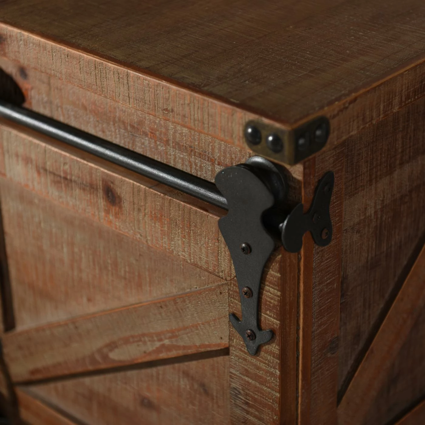 New π Sliding Doors StyleCraft Presley Barn Door Buffet π - Image 2