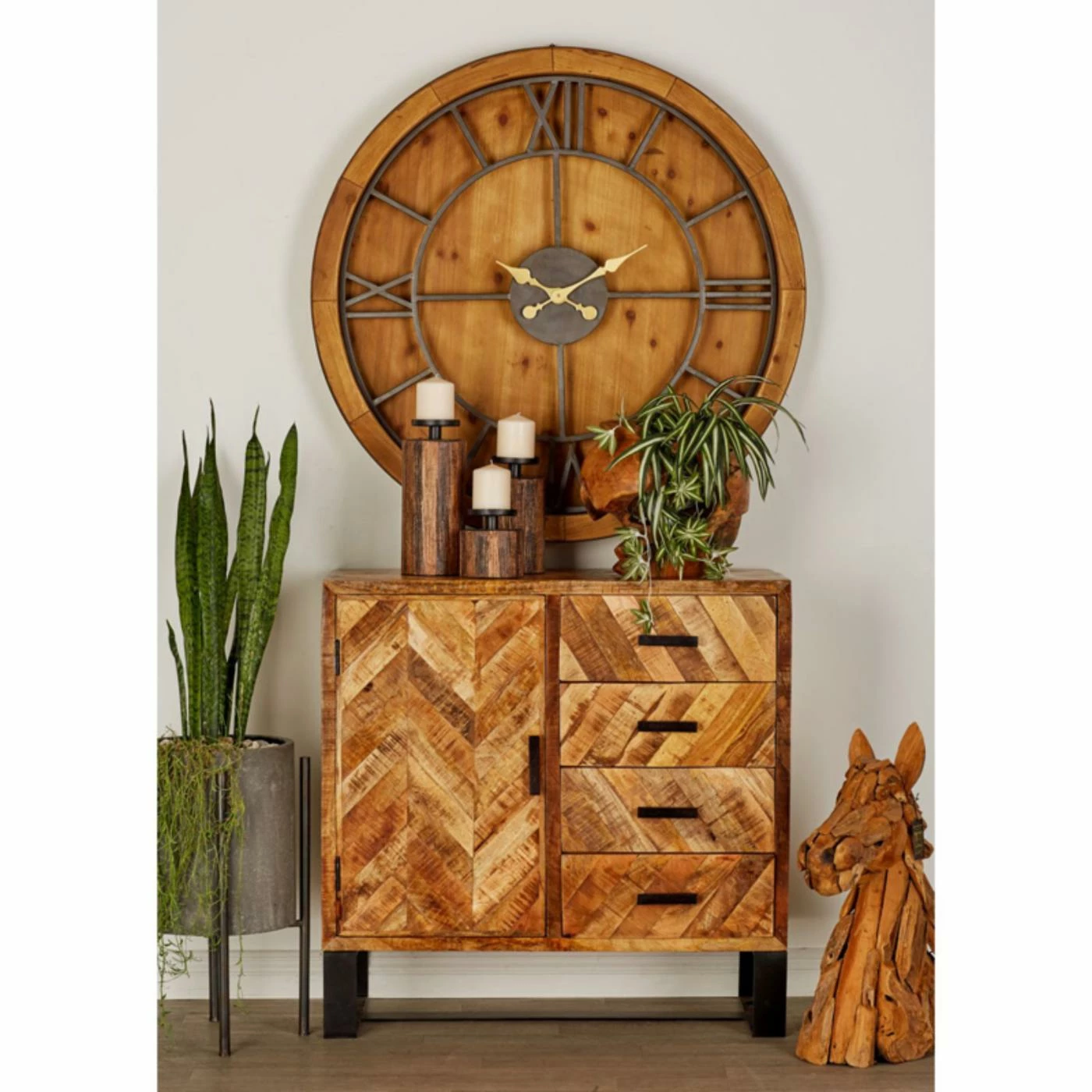 Best Sale π₯ Buffets & Sideboards DecMode Wood Sideboard Cabinet π― - Image 2