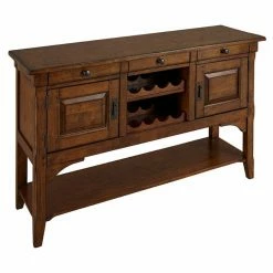 Best Pirce ✔️ Wine Bottle Storage A-America Ozark Dining Sideboard With Wine Storage ✨