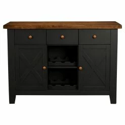 Best Sale 🤩 Wine Bottle Storage A-America Stone Creek 52 In. Server ✔️