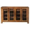 New 👏 Wine Bottle Storage Alpine Furniture Shasta Buffet With Wine Storage ❤️