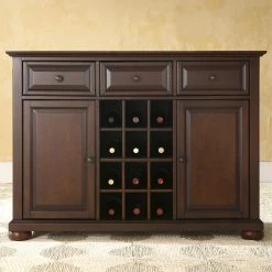 Wholesale 😀 Wine Bottle Storage Crosley Alexandria Buffet Server With Wine Storage 🥰