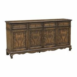 Budget 🔔 Credenzas Coast To Coast Imports Chateau 4 Door/4 Drawer Credenza 🤩