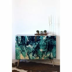 Cheap π Credenzas Deny Designs Cayenablanca Blue Marble Credenza π§¨