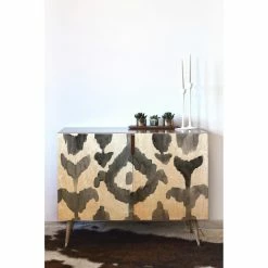 Flash Sale π Credenzas Deny Designs Natalie Baca Painterly Flower Ikat Credenza π