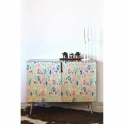 Buy 😍 Credenzas Deny Designs Jacqueline Maldonado Scattered Lovers Mint Credenza 🤩