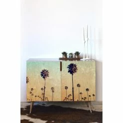 Cheapest 😉 Credenzas Deny Designs Bree Madden California Palm Trees Credenza 👏