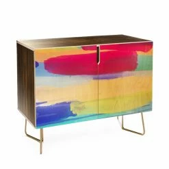 Cheap ✨ Adjustable Shelves Deny Designs Natalie Baca Cabana Credenza 🎉