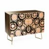 Brand new 💯 Credenzas Deny Designs Marta Barragan Camarasa Abstract Flowers Mosaic Credenza 👏