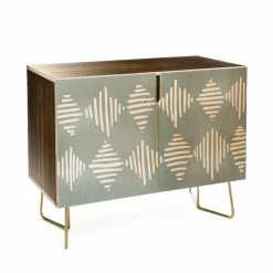 Discount ✔️ Adjustable Shelves Deny Designs Mareike Boehmer Sketches 1 Credenza ❤️