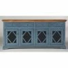 New ✔️ Glass Doors Eagle Furniture Shelter Bay 71 In. Credenza ✨