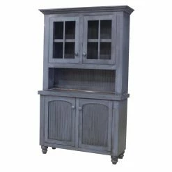 Top 10 😉 Glass Doors Eagle Furniture 52 In. Modern Country Buffet With Hutch ✨