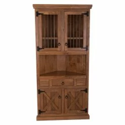 Promo 🎁 Eagle Furniture Farm House Corner Buffet With Hutch 😍