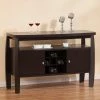 Cheap 🌟 Wine Bottle Storage Furniture Of America Nova Dining Buffet Table With 9-Bottle Rack 🛒