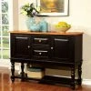 Best deal ❤️ Buffets & Sideboards Furniture Of America Drewes 2 Tone Dining Server 👏