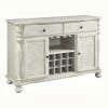 Best Pirce 🌟 Wine Glass Storage Furniture Of America Lillian Traditional Server 🛒