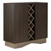 Wholesale 😀 Wine Bottle Storage Furniture Of America Prenda Contemporary Wenge 16-Slots Wine Cabinet 😍