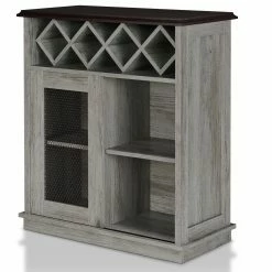 Flash Sale ❤️ Wine Bottle Storage Furniture Of America Delaino Buffet ✔️